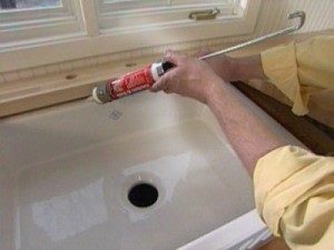 Joint silicone de lavabo